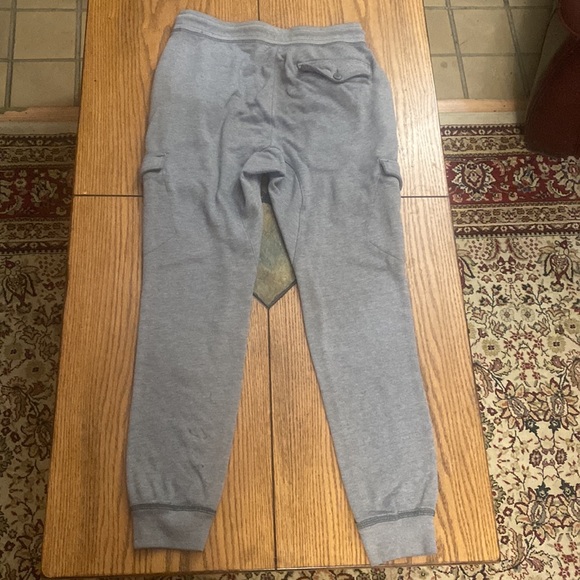 Aeropostale Sweatpants Solid Grey Mens Size S - Picture 2 of 2